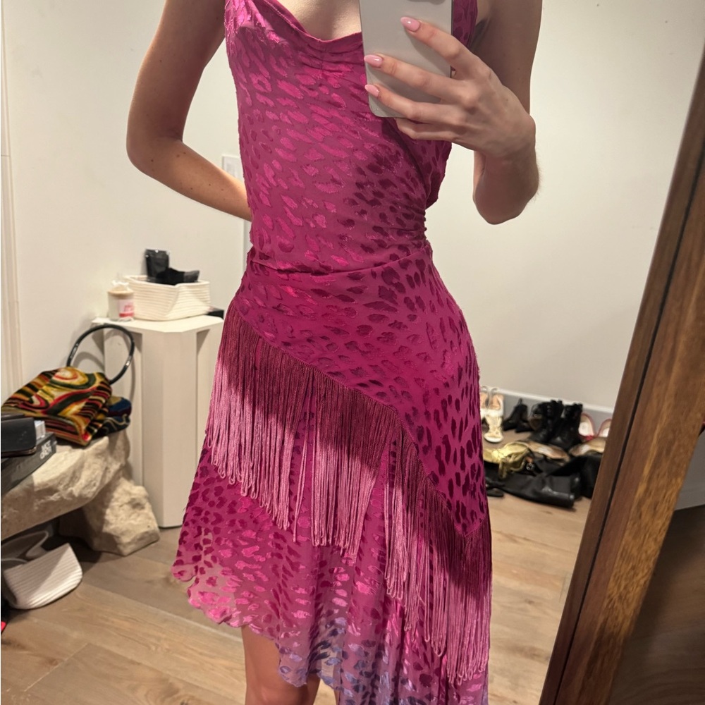 Vintage 90’s cheetah dress. Size medium - Picture 2 of 5